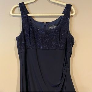 Navy Gown with Jacket